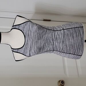 Ready 2 Go 'One Size Fits Most' Gray & Black Racer Back Tank, NWOT